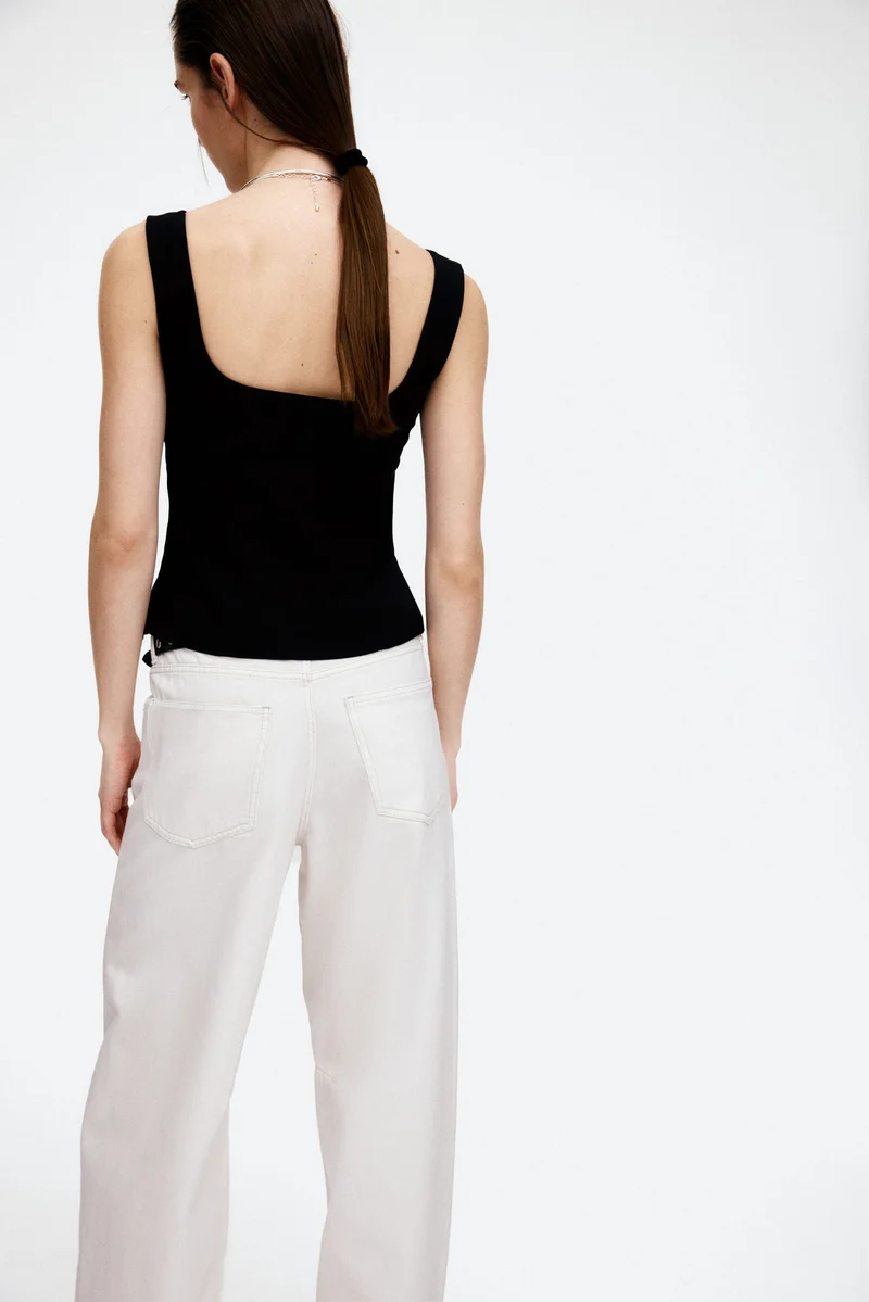 H&M Tapered-waist vest top