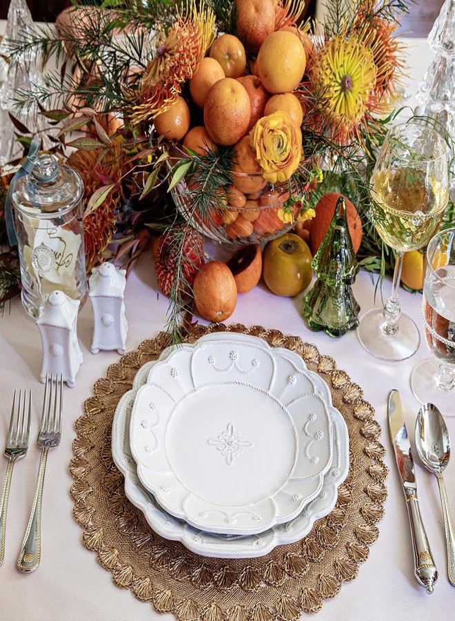 Juliska Jardins du Monde Dinner Plate - Whitewash - Image 3