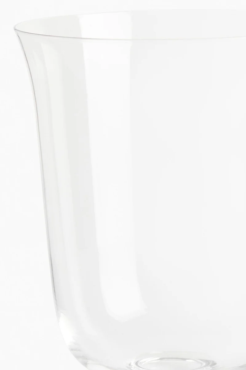 H&M Footed glass vase
