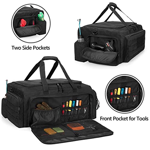 GOBUROS RC Car Bag for 1/8 and 1/10 Car, RC Carry Case Compatible with Traxxas 1/8 Car, Multi-Pockets to Store Tools and Other Accessories, Adjustable Shoulder Strap for Easy Carrying (Patent Design) - Image 4