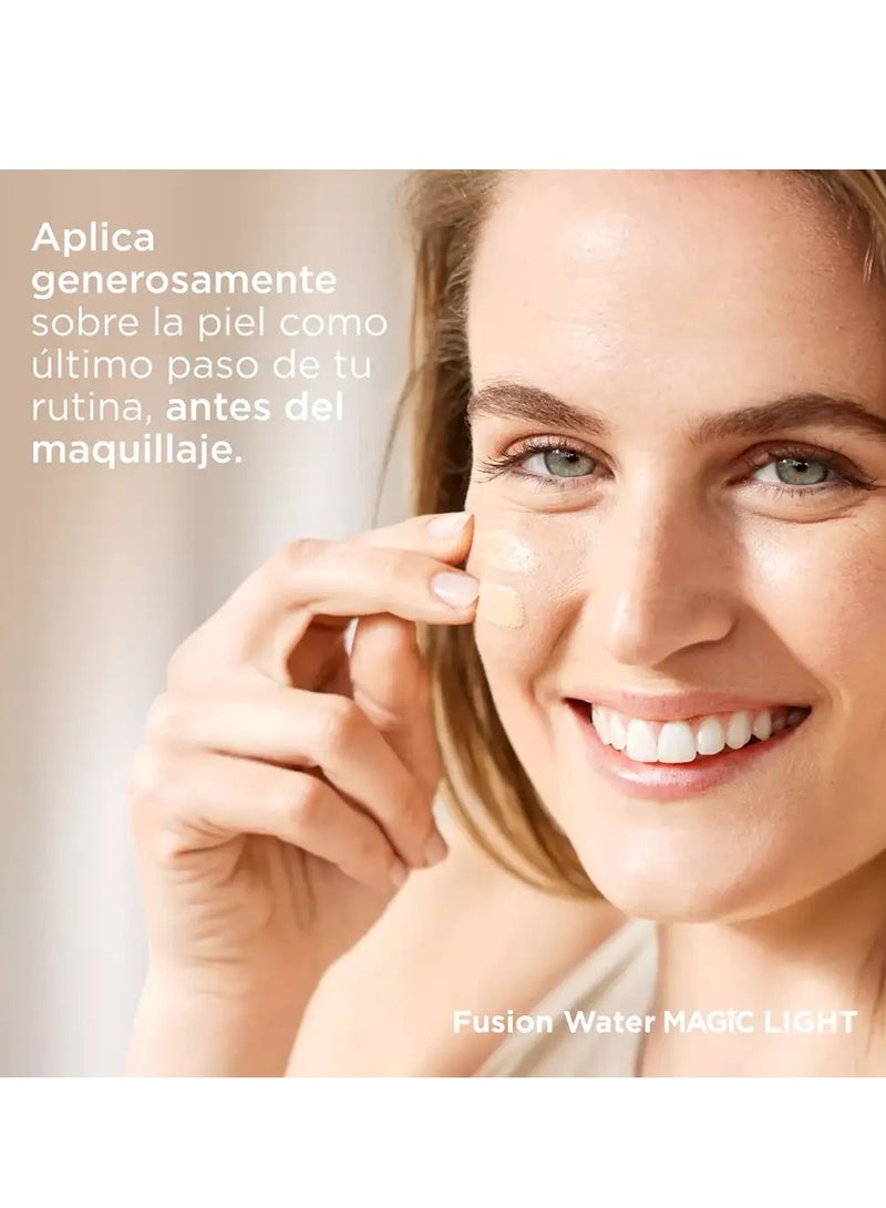 إيسدن اسدين فوتوبروتيكتور فيوجن واتر كولور ماجيك لايت بعامل حماية من الشمس ٥٠ | واقي شمس ملون للوجه للاستخدام اليومي | تغطية طبيعية 50 مل - Image 3