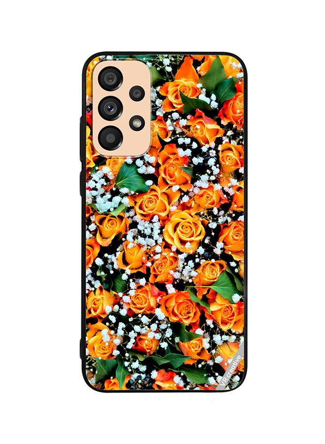 VR CREATIVE Protective Case Cover For Samsung Galaxy A72 Real Flower Design Multicolour - Image 1