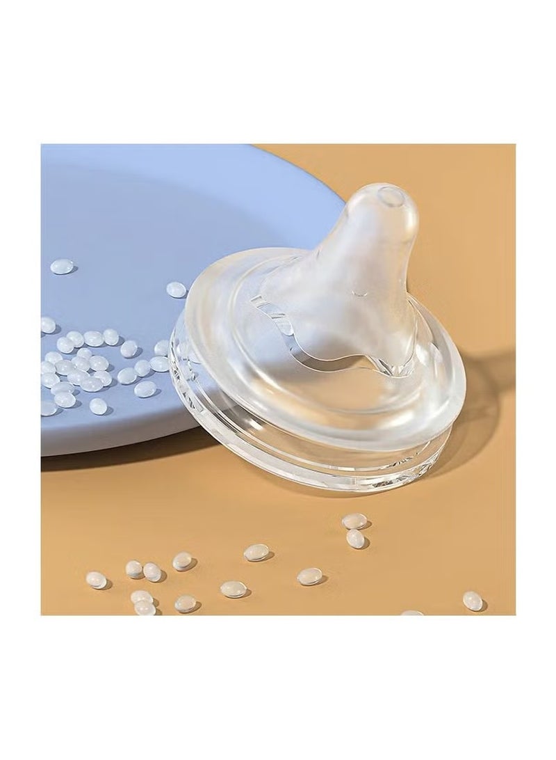 Dr.isla زجاجة رضاعة دكتور إيسلا الزجاجية المضادة للاختناق للأطفال حديثي الولادة - 160 مل، مصنوعة من زجاج البورسليكات، مضادة للمغص، خالية من مادة BPA، مناسبة للأطفال من عمر 1 إلى 3 أشهر، لون وردي - Image 3