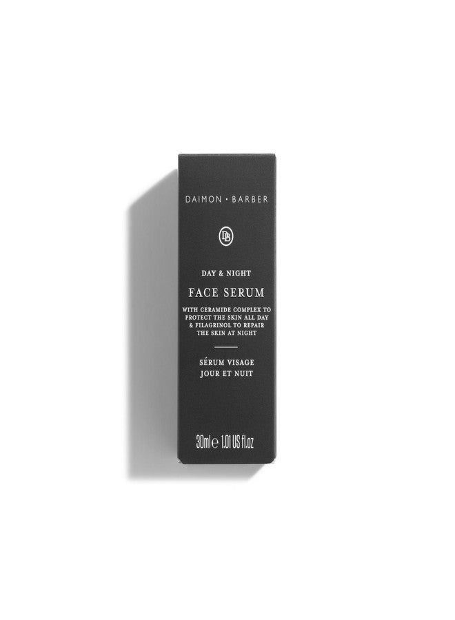 Daimon Barber Day and Night Face Serum for Men, Moisturising Face Oil with Ceramide Complex for 24h Protection, Suitable to Use Pre-Shaving 30ml - Image 2