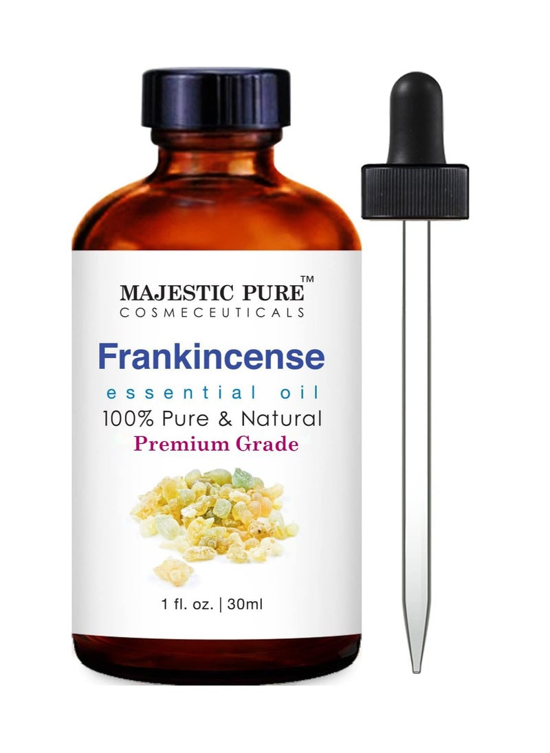Majestic Pure Frankincense Essential Oil, Premium Grade, Pure and Natural, for Aromatherapy, Massage, Topical & Household Uses, 1 fl oz  - Image 1