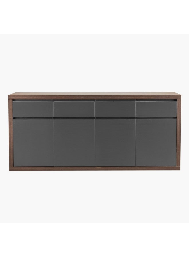 Home Box خزانة وينشستر الجانبية مع 4 أبواب و 4 أدراج 45 × 89 × 200 سم - Image 2