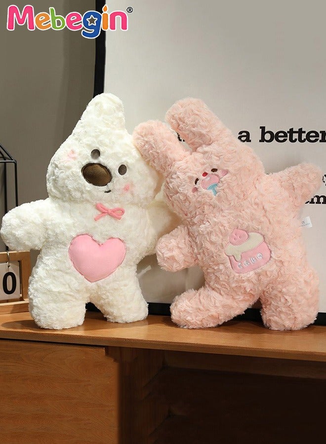 MEBEGIN 2PCS Stuffed Toys, 45cm Unique Shape Plush Toy, Made of Soft Premium Stuffing Material, Companion Toy for Kids and Adults, Interior Decoration, Fun Themed Room Decor, Ideal Gift for Couples, Birthday or Anniversary  - Image 1
