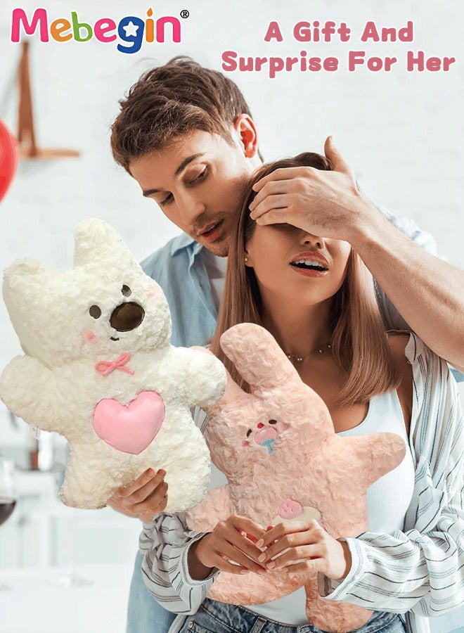 MEBEGIN 2PCS Stuffed Toys, 45cm Unique Shape Plush Toy, Made of Soft Premium Stuffing Material, Companion Toy for Kids and Adults, Interior Decoration, Fun Themed Room Decor, Ideal Gift for Couples, Birthday or Anniversary  - Image 5