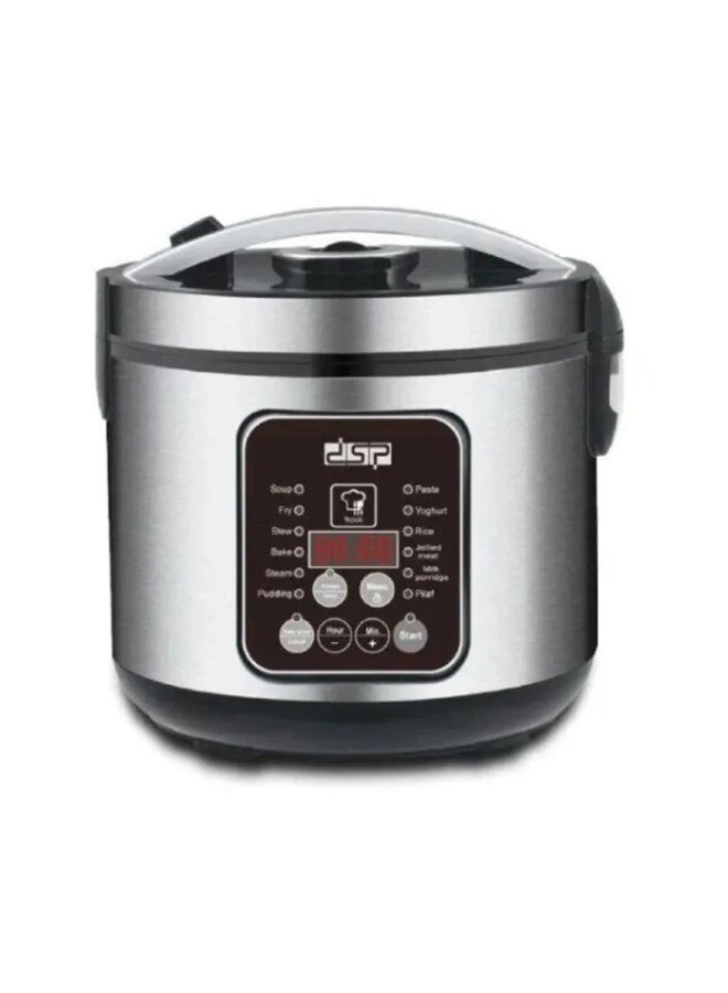 آر إيه أف طباخ أرز متعدد الوظائف R.178 - قلي، تسخين، طهي بالبخار، خبز وطهي على نار هادئة - سعة 5 لتر، 900 واط - Image 1