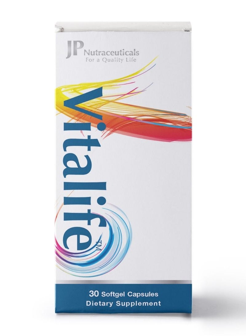 JP Nutraceuticals Vitalife Capsules Multivitamins & Minerals - 30 Capsules - Image 2