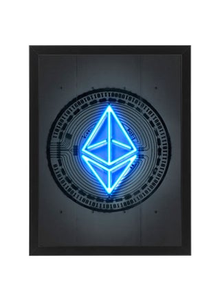 Ethereum Neon Printed Poster With Frame 30x40 cm - pzsku/Z795969DB96602C98600FZ/45/_/1645627937/59f56865-780c-4476-ab20-994d28c7b37d