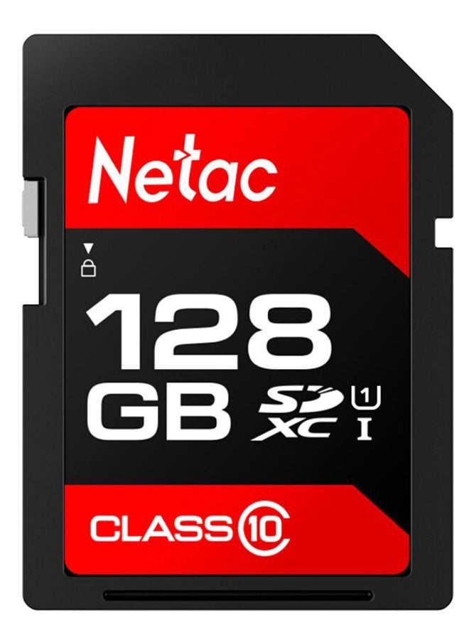 Netac SDXC Flash Memory Card Black/Red - Image 1