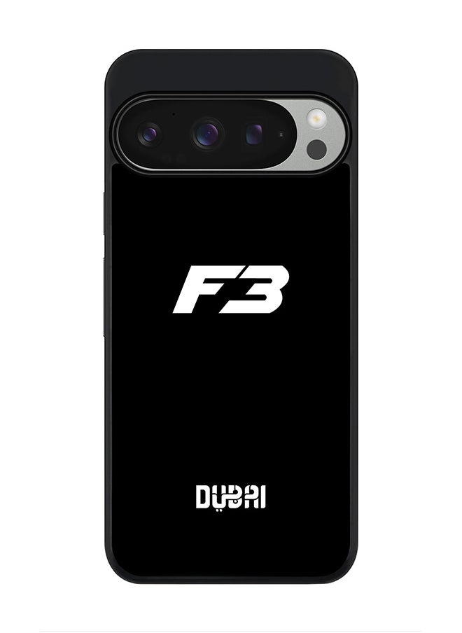 Stylizedd For Google Pixel 9 Pro Case,Slim fit Camera Protection, Shockproof Thin Phone cover - Faz3 Dubai Black  - Image 1