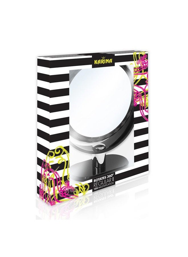 Karina 10x1x Magnification 360 Degree Magnifying Mirror - Image 4
