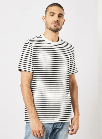 MANGO Striped T-Shirt