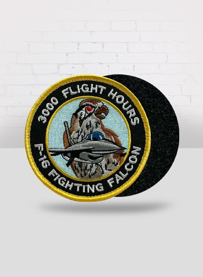 Fighter Gifts F-16 3000 Flight Hours Patch - Image 1