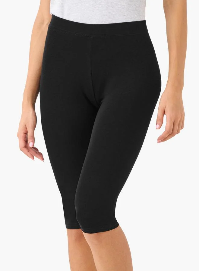 سبلاش فيڤ طقم قطعتين - بنطلون ليجنز قصير بخصر مطاطي