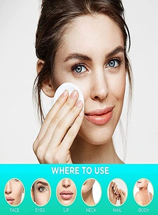 BRIKSHI 50 Round Facial Cotton Pads in a Ziplock Bag Made from 100% Pure Soft Cotton Best for Applying & Removing MakeuP safe for sensitive Skin Pack Of 1 - Image 4