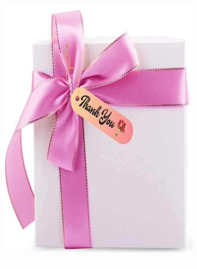 CVANU Stylish Font Thank-You Tags Art Card Paper Decor Your Gift with Four Beautiful Designs, Multicolour Size (2CM X 7CM) (Pack of 400)_C11 - Image 1