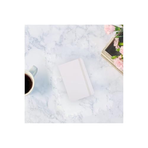 JAM PAPER Hardcover Notebook with Elastic Band - Small Journal - 3 1/2 x 5 1/2 - White - 100 Lined Sheets - Sold Individually - Image 2
