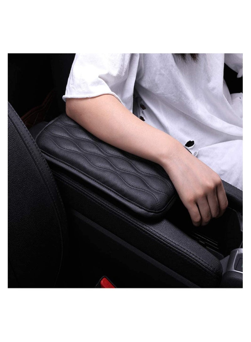 SYOSI Auto Center Console Cover Console Cover Armrest Pads PU Leather Car Armrest Seat Box Pad Cushion Protector Universal Fit - Image 3