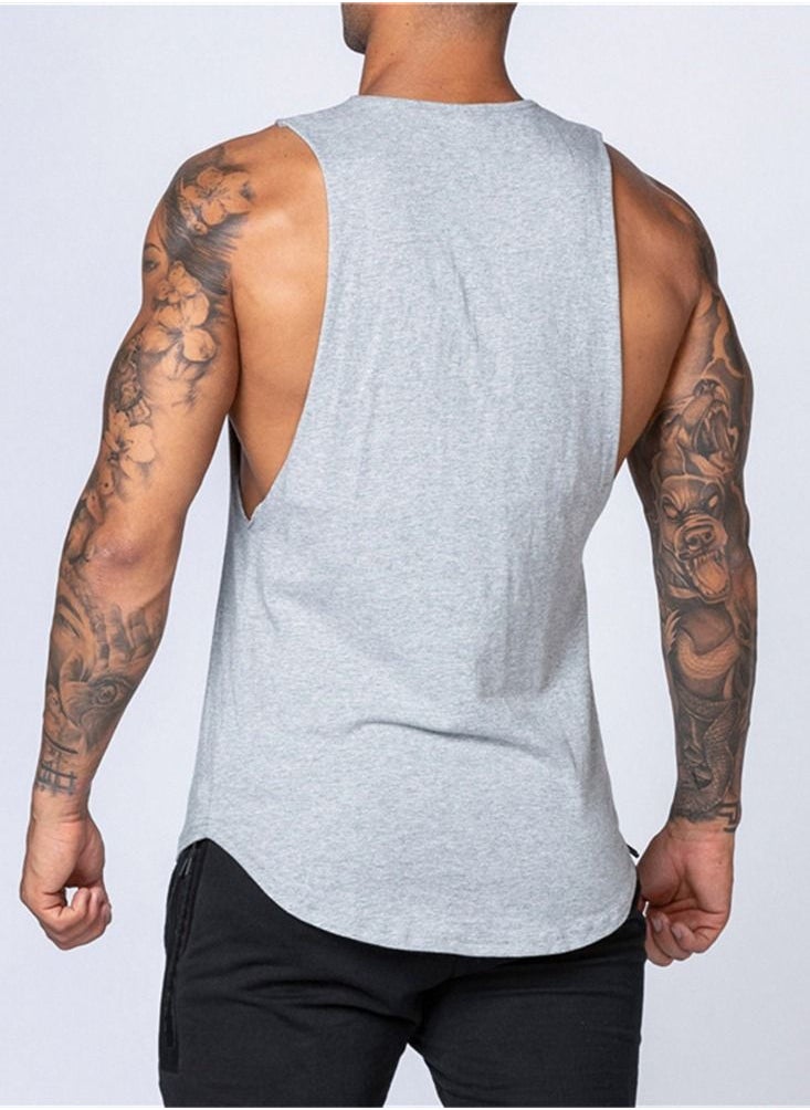 Loquat Right Long Marker Sports Vest Grey  - Image 2