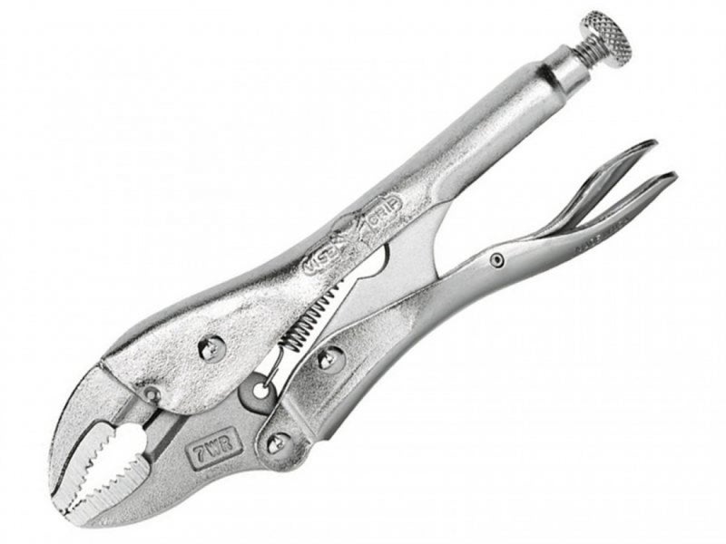 Vise Grip7-Inch Curved Jaw Locking Pliers with Cutter (VGP7WR)