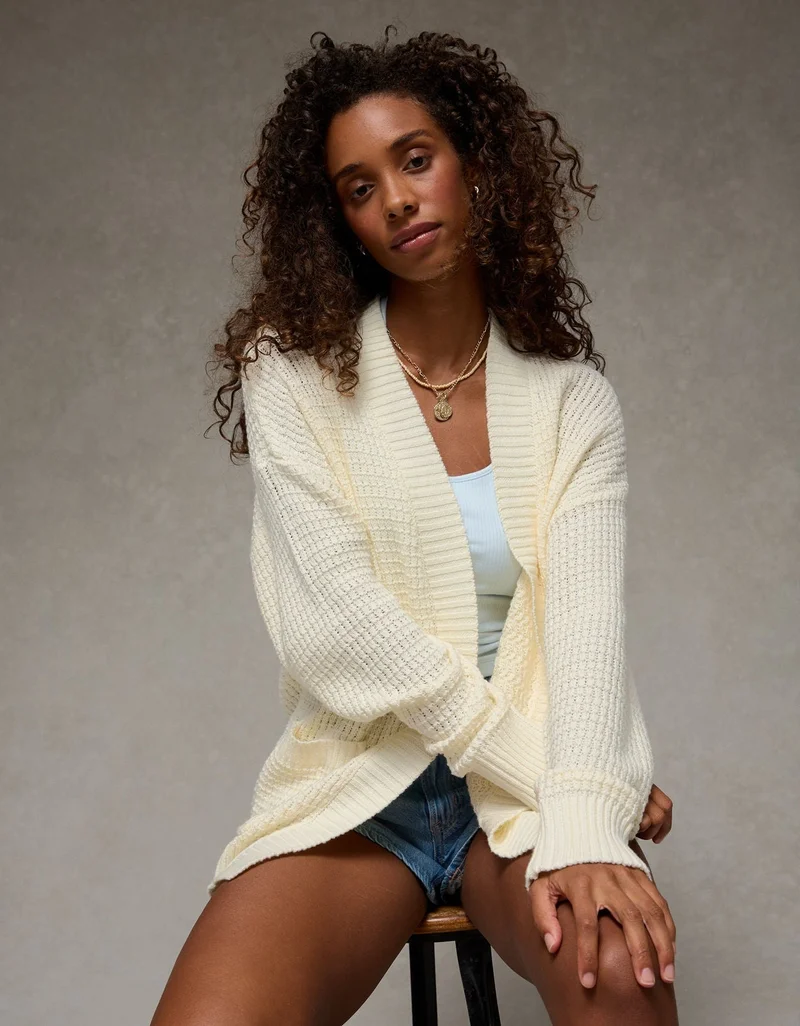 American Eagle  AE Open-Front Cardigan Sweater for Women | Best Price UAE