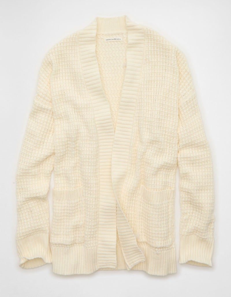 American Eagle AE Open-Front Cardigan Sweater - Image 5