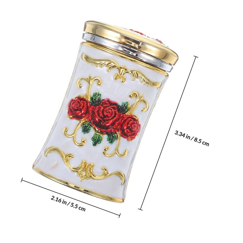 Vintage European Style Toothpick Holder Dispenser With Lid For Home And Restaurant - Image 3