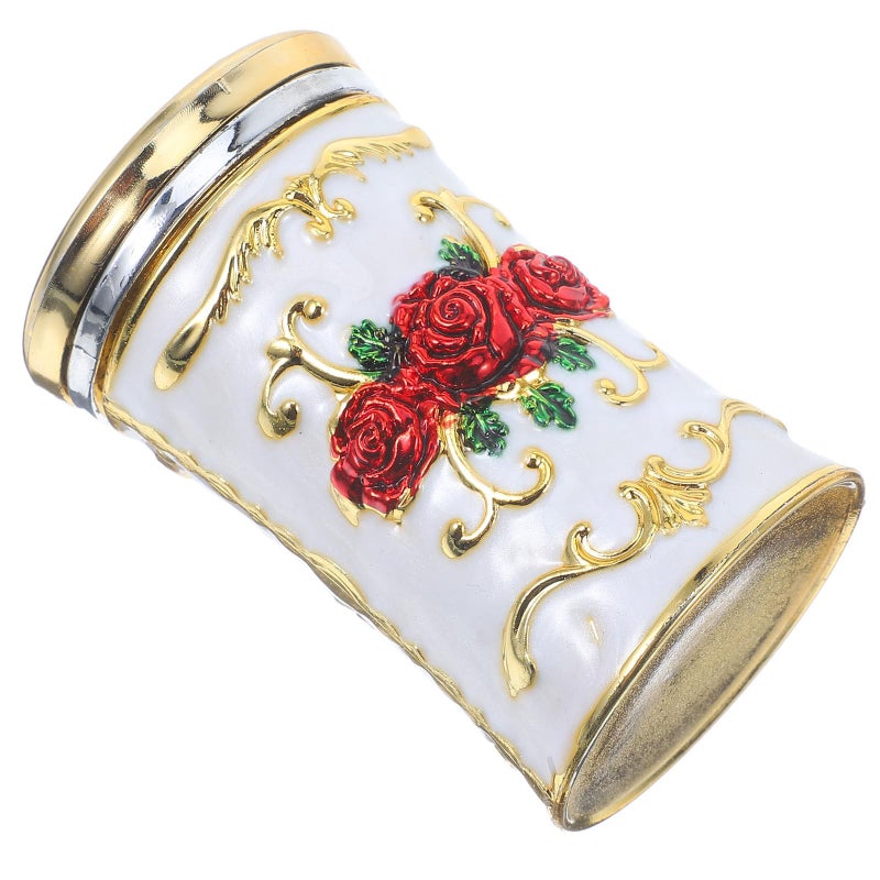 Vintage European Style Toothpick Holder Dispenser With Lid For Home And Restaurant - Image 2