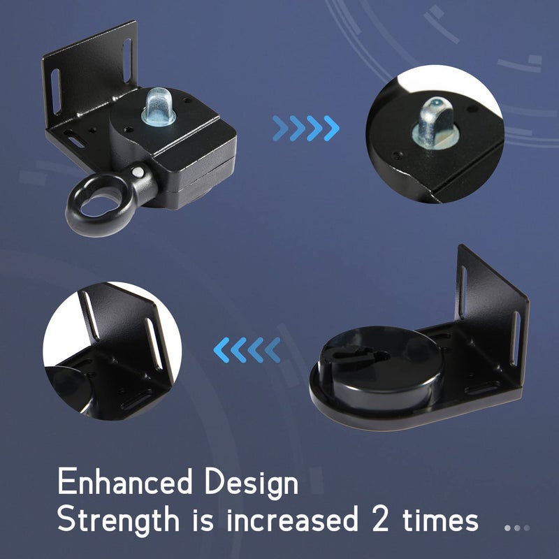 Lihopefe رولر أعمى التثبيت أجزاء استبدال قوس Sunshade Cordless Crank Kit للدورة الخارجية Sunshade Sunshade في الهواء الطلق - Image 5