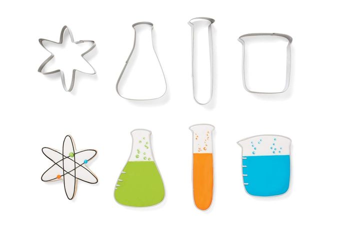 Fox Run Science Cookie Cutter Set, Chemistry Lab Cookie Cutters, Set of 4 - Image 3