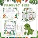 Gaiaring 63 Pcs Adopt a Dinosaur Pet Party Favors Include 20 Mini Dinosaur Stuffed Animals 20 Foldable Boxes 20 Cards 1 Adopt Sign 1 Fence for Adopt a Pet Party 63Pcs Dinosaur - Image 4