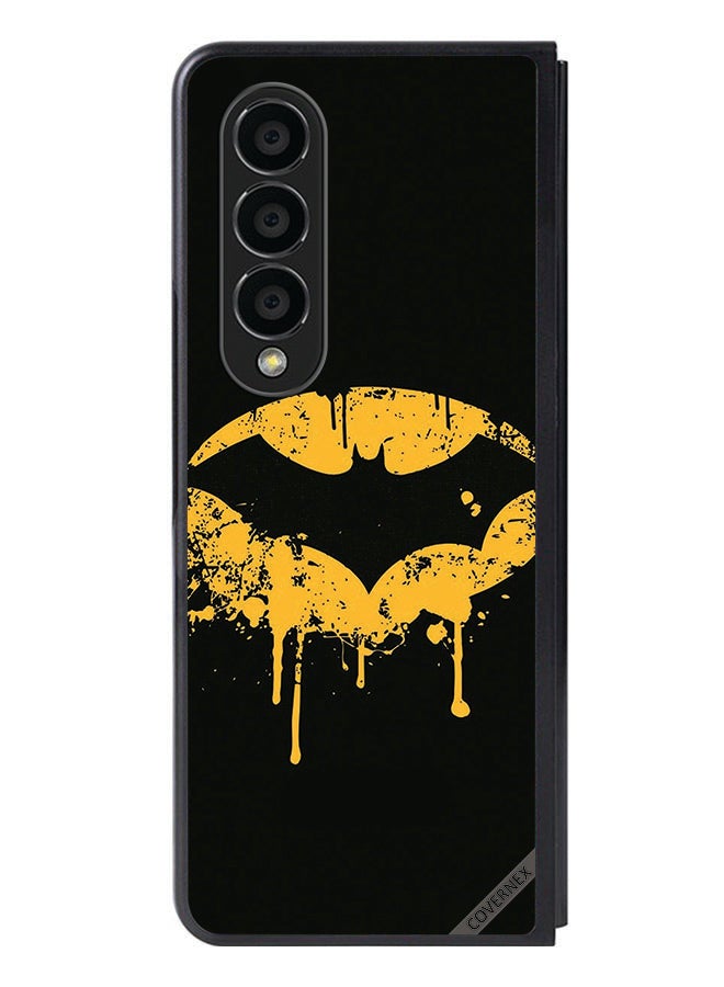 Covernex Protective Case Cover For Samsung Galaxy Z Fold 4 Dripping Batman - Image 1