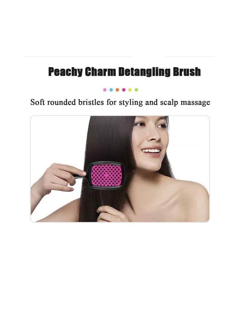 Y&D Hair Brush Detangling Brush, New for Curly Hair, Easily Removes Tangles, Wet Dry 3 Pack - Image 3