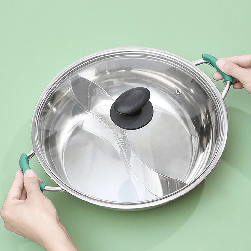 Silicone Handle Cover Heat-Resistant Pot Grip Red - Image 4