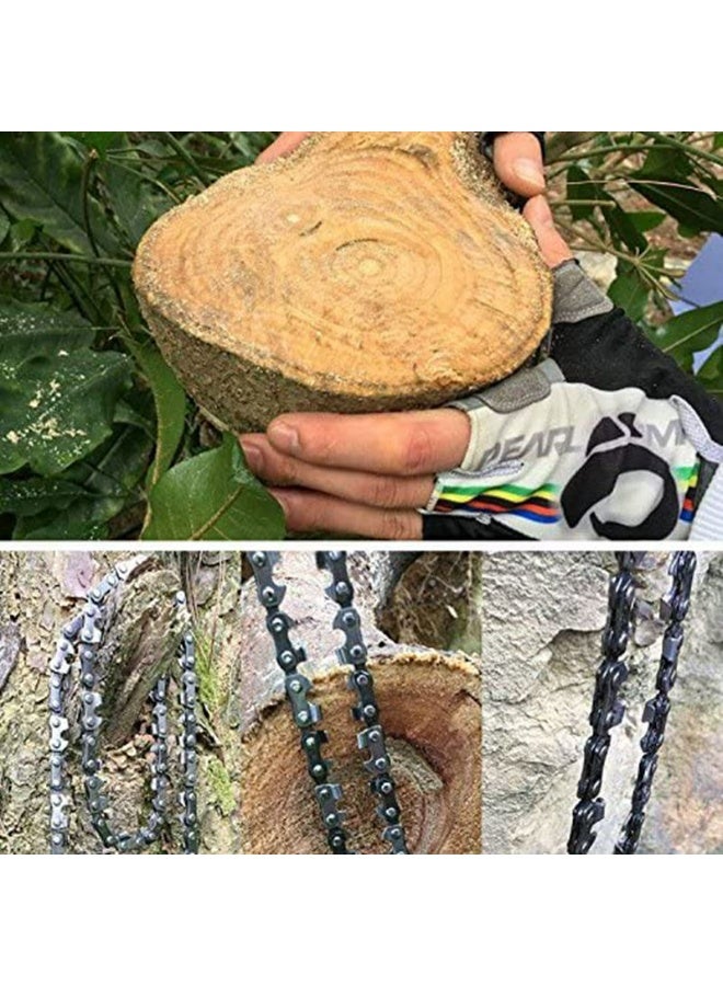 منشار سلسلة محمول للبقاء على قيد الحياة مناشير سلسلة أداة طوارئ للتخييم والمشي لمسافات طويلة أداة يدوية جيب حقيبة منشار سلسلة ج - Image 5