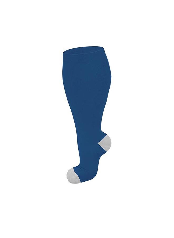 Bluejw - Youlijian  Special For Increasing Fat Socks Fat Socks For Men And Women Solid Color Pressure Sequential Socks Socks - Image 1