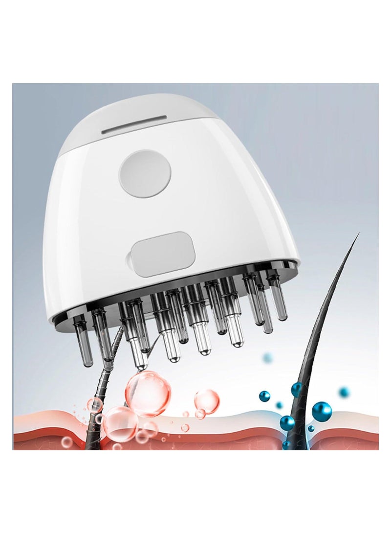 Generic Hair Oil Applicator and Scalp Massager with High Vibration, Red Light Scalp Oil Applicator, for Hair Treatment Growth Medicine Fluid Essential Oil Serum, Scalp Massager, Smooth Root Comb Applicator - Image 2