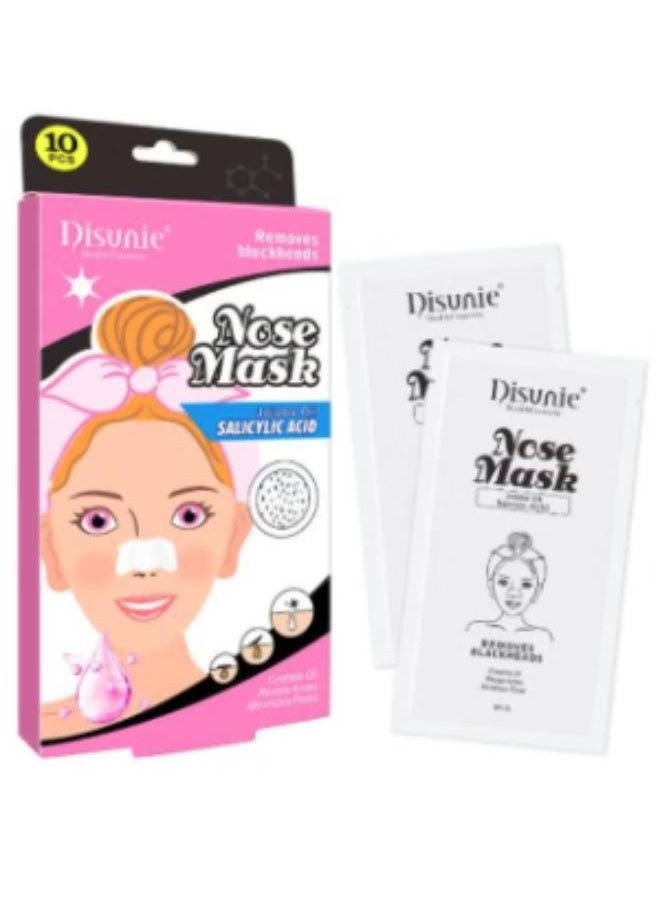 Disunie Nose Mask With Jojoba Oil And Salicylic Acid 10pcs Multi-colour  - Image 1