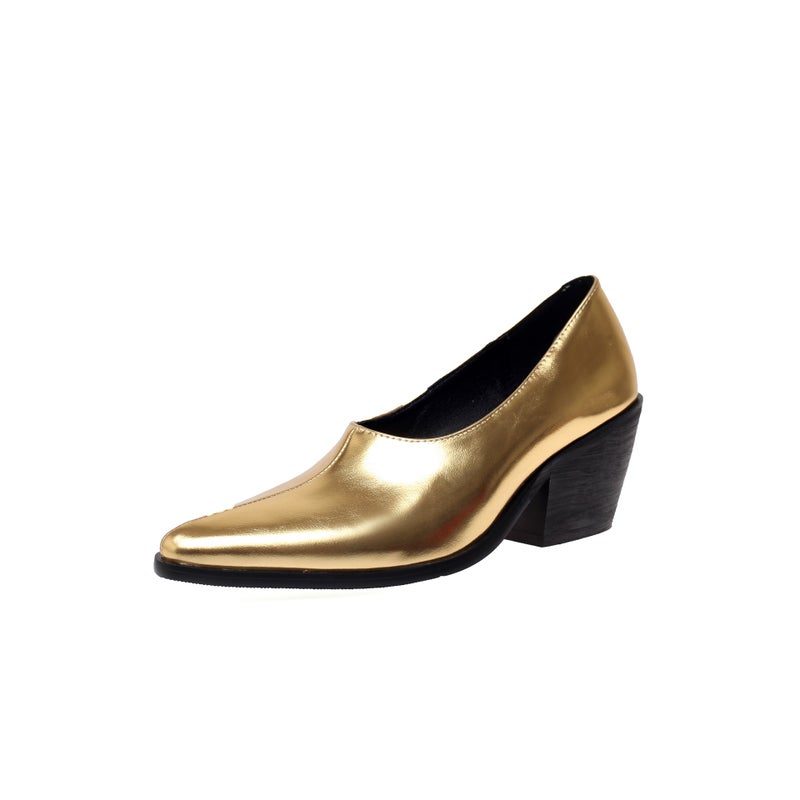 Wish Model Spring Pointed High Heels 40-46 Plus Size Thick Heel Women'S Shoes - Image 1