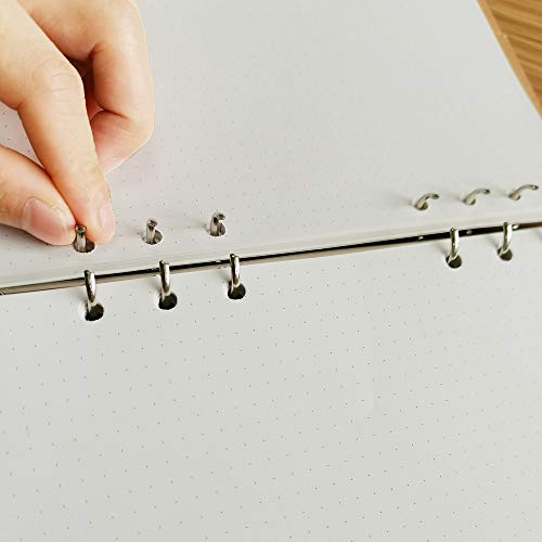 Getvow A5 Dot Grid Refill Paper, 6 Hold Punched, 100gsm White Paper… - Image 5
