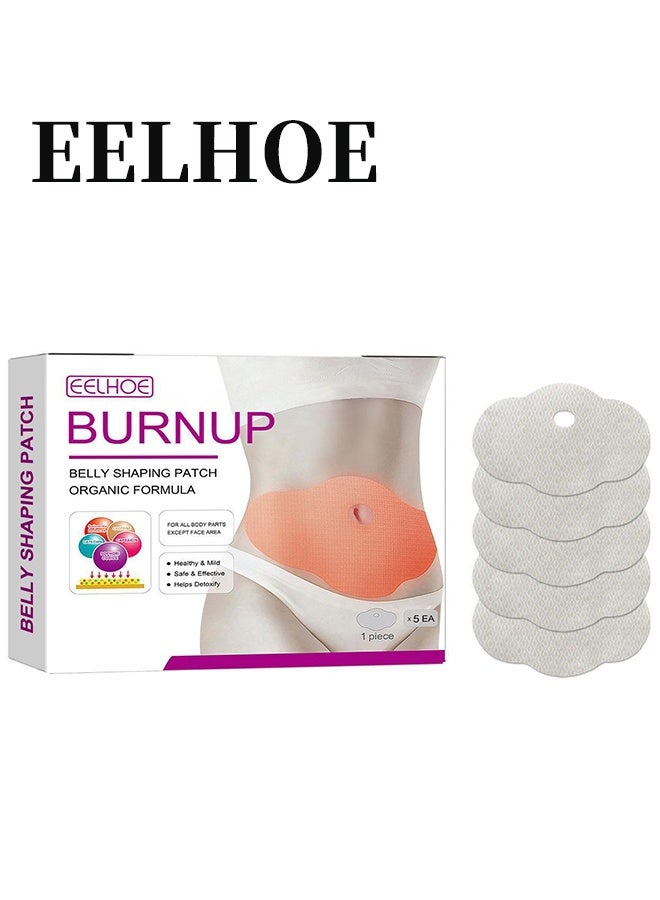 EELHOE Belly Shaping Patch Organic Formula,Shaping and Slimming Abdominal Lifting Patch 5 Pcs - Image 1