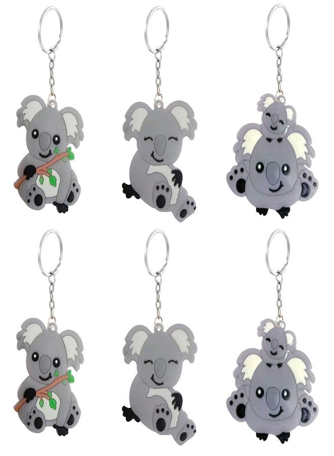 Mirabuy 24 Pcs Koala Keychains, Koala Backpack Keyrings, Koala Gift Keychains for Koala Lovers - Image 1