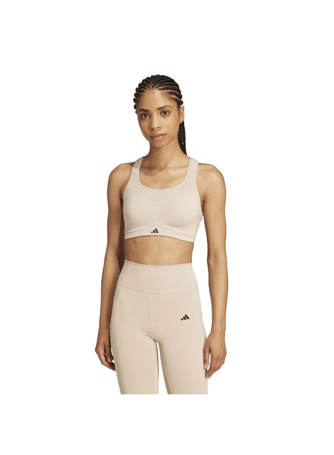 Adidas adidas Tlrdim Hs Bra Beige Training Bra 2XSB