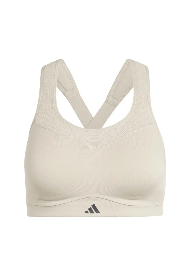 اديداس adidas Tlrdim Hs Bra Beige Training Bra 2XSB