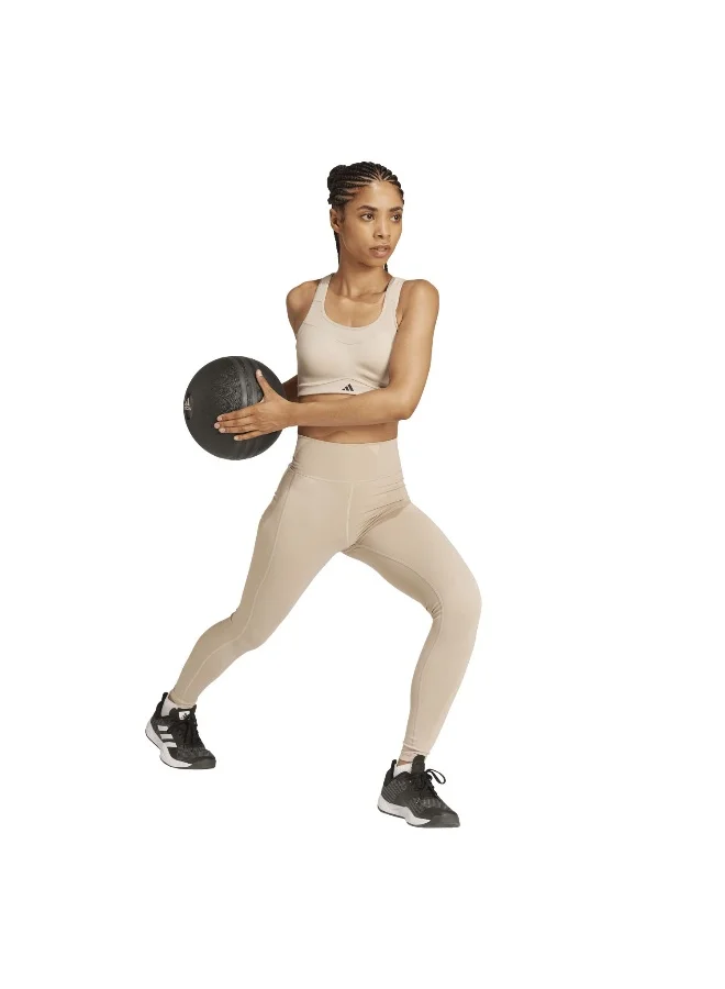 Adidas adidas Tlrdim Hs Bra Beige Training Bra 2XSB