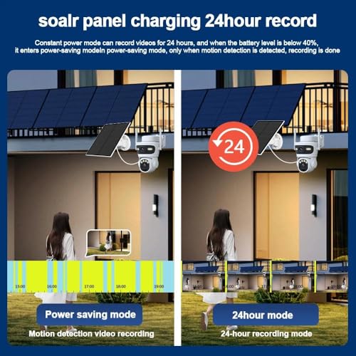 smars 5+5 MP Dual Lens 4G Solar PTZ Outdoor CCTV Camera | X8I-S | 355° Pan | Dual View | Night Vision | Motion Detection | Siren Alarm | 2-Way Audio | Continuous Recording - Image 4