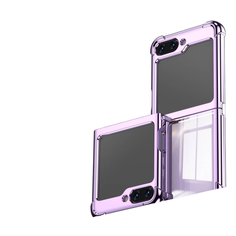 Drop Protection TPU , , Cover for Samsung Galaxy Z Flip 4 , Silver for Tabletop Use - Image 2